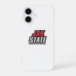 Coque iPhone 16 Université d'État de Jacksonville JAX STATE Logo