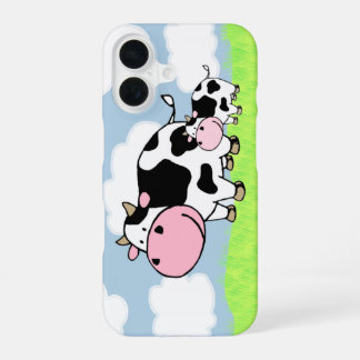 Coque iPhone 16 Vache et bébé