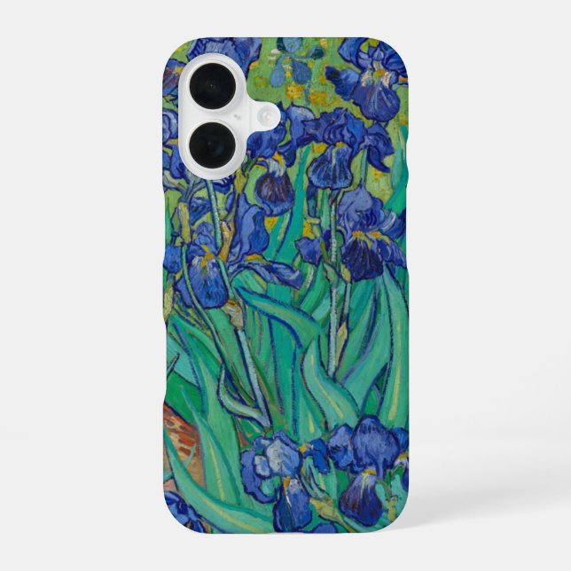 Coque iPhone 16 Van Gogh Irises (Verso)