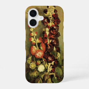 Coque iPhone 16 Vase aux roses trémières par Vincent van Gogh