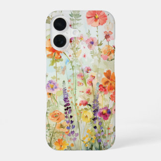 Coque iPhone 16 Vibrant Wildflower