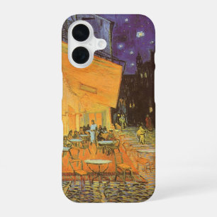 Coque iPhone 16 Vincent van Gogh - Café Terrasse en soirée