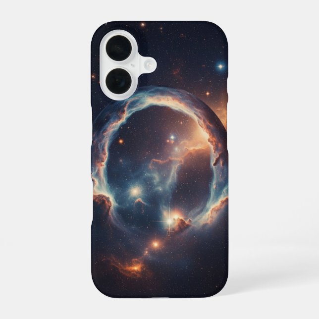 Coque iPhone 16 Vintage Cosmic Arc (Verso)