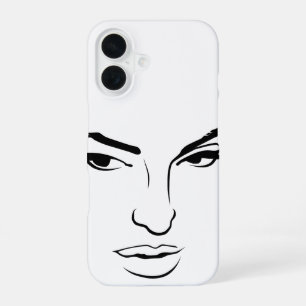 Coque iPhone 16 Visage de Femme