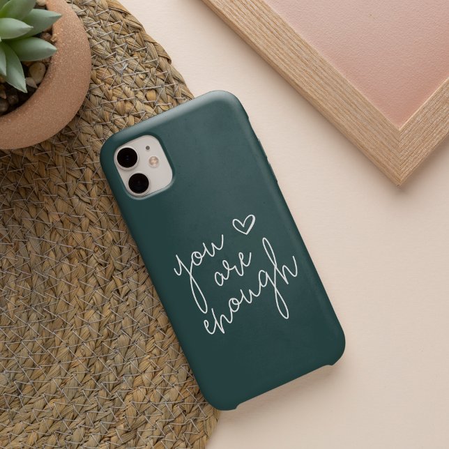 Coque iPhone 16 Vous Êtes Assez | Citation Inspirationnelle Lettré (Créateur téléchargé)