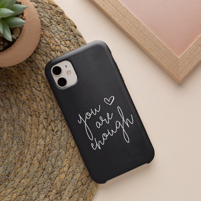 Coque iPhone 16 Vous Êtes Assez | Citation Inspirationnelle Lettré (Créateur téléchargé)