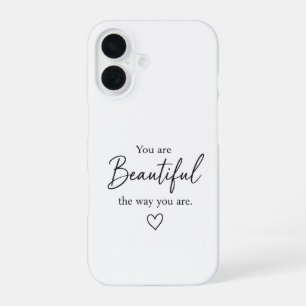 Coque iPhone 16 Vous êtes belle Étui pour iPhone 16 esthétique