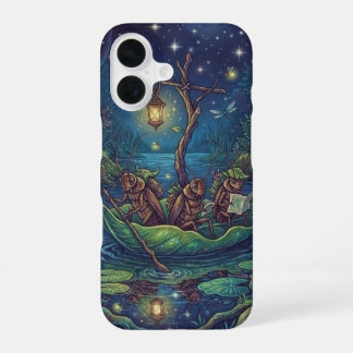Coque iPhone 16 Voyage dans l'inconnu | Forêt nocturne enchantée