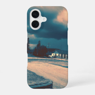 Coque iPhone 16 vrai photo, vrai village