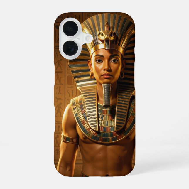 Coque iPhone 16 Wadjet – Ägyptische Schlangengöttin´1 (Verso)