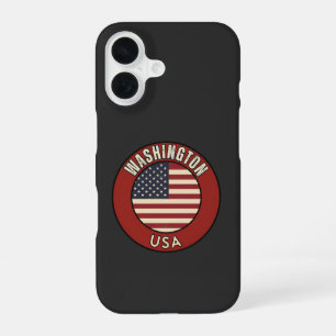 Coque iPhone 16 Washington États-Unis d'Amérique