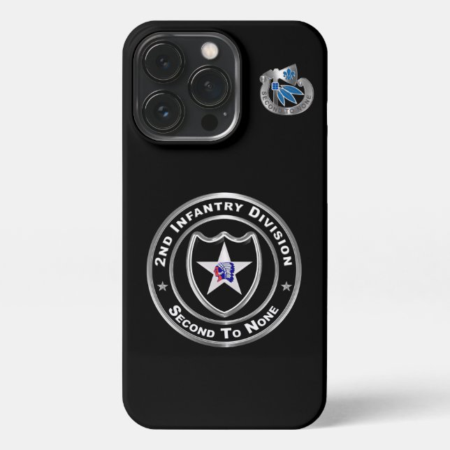 Coque iPhone 2e division d'infanterie (Verso)