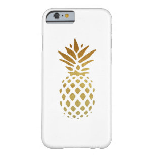 Coque iPhone 6 Barely There Ananas d'or, Fruit en or