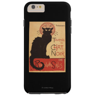 Coque iPhone 6 Plus Tough Affiche Noir de promo de chat noir de troupe de