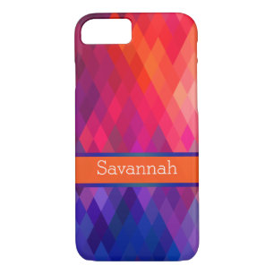 Coque iPhone 7   Rainbow Geometry   Personnalisé