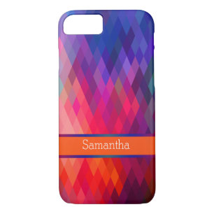 Coque iPhone 7   Rainbow Geometry   Personnalisé