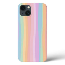 Coque iphone à fond arc-en-ciel