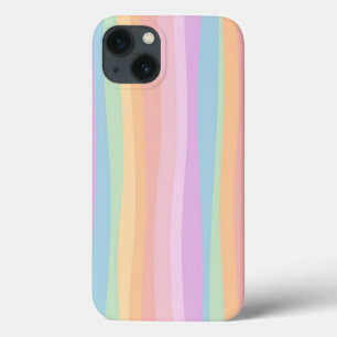 Coque iphone à fond arc-en-ciel