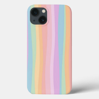 Coque iphone à fond arc-en-ciel
