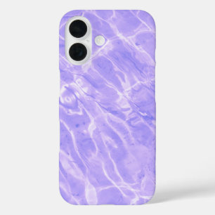 Coque iphone à ondulation d'eau de lavande
