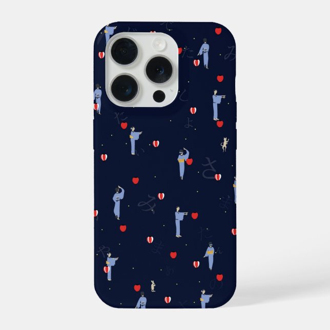 Coque iPhone A summer night's Japan (Verso)