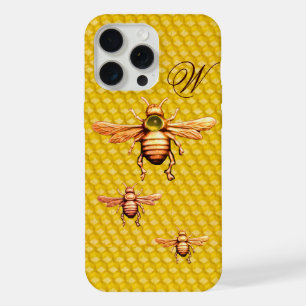 ABEILLES MIEL MONOGRAMME OR