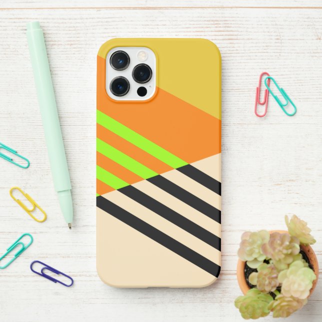 Coque iPhone Abstract and Colourful (Sur le bureau)