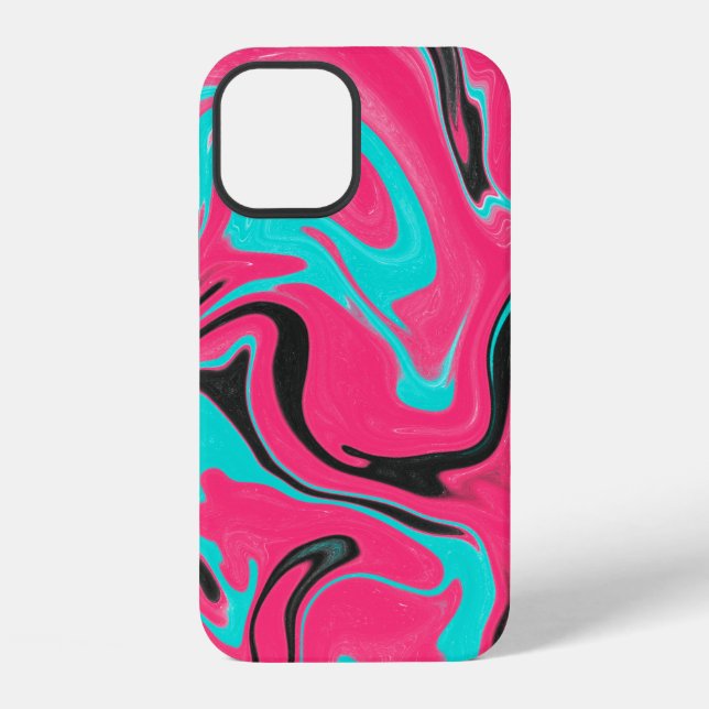 Coque iPhone Abstract pattern background with gradient texturea (Verso)