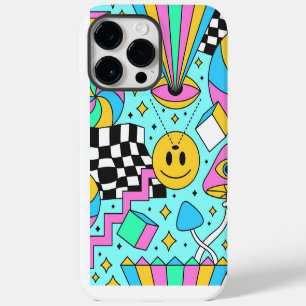 Coque Pour Pour iPhone 14 Pro Max Abstrait hippy branché