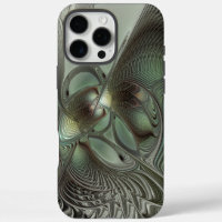Abstrait Olive Sage Green Grey Fractal Art Imagina