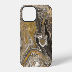 Coque iPhone 12 Acrylique marbré, texture inspirée de la nature.