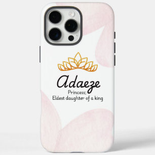 Coque iphone Adaeze personnalisé