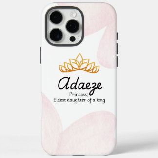 Coque iphone Adaeze personnalisé