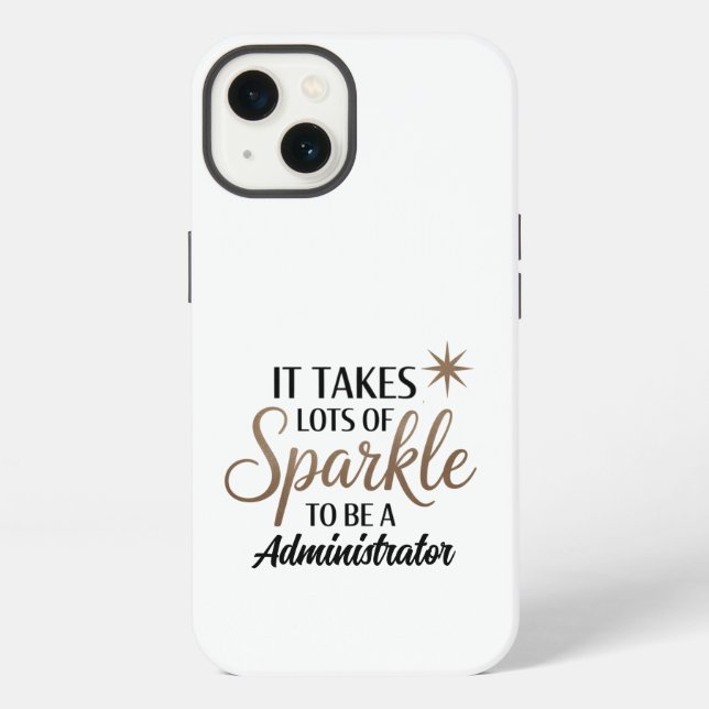 Coque iPhone Administrateur Étincelle (Verso)