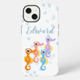 Etui iPhone 13 Adorables petits hippocampes