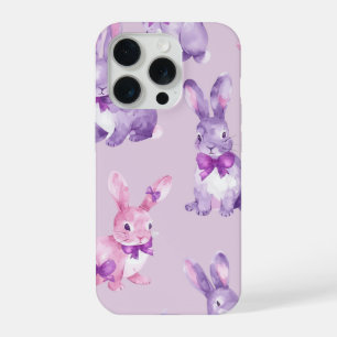 Aesthétique Pastel Purple Bunny Aquarelle Téléphon