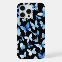 Ailes de bleu : Conception gracieuse de papillon"