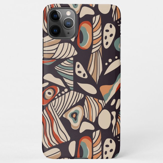 Coque iPhone Ailes de papillons Abstraites inspirées du motif d (Dos)