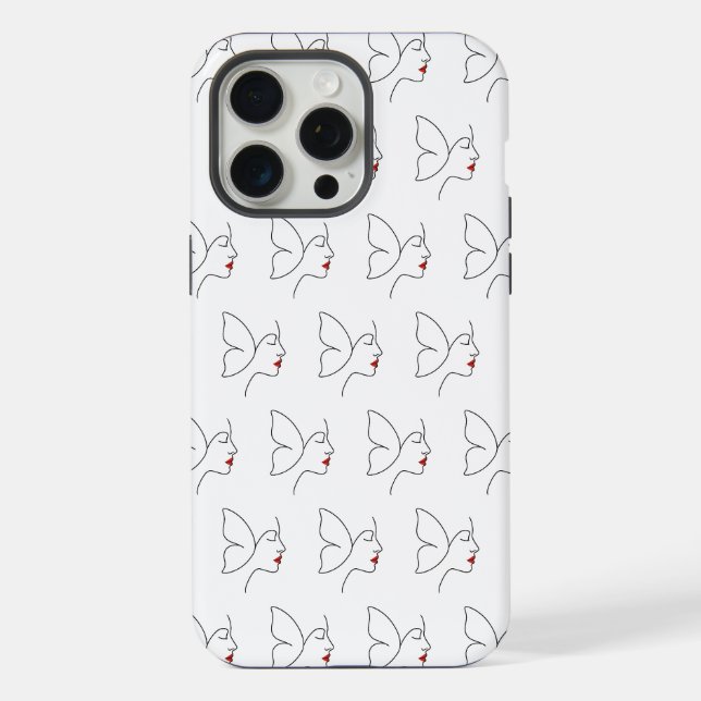 Coque iPhone Ailes émergentes – Papillon Caché (Verso)