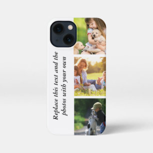Etui iPhone 13 Mini Ajouter votre propre texte et photos