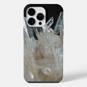 Coque Pour Pour iPhone 14 Pro Max Amas de quartz à énergie cristalline
