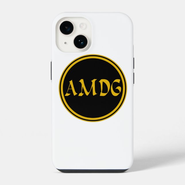 COQUE iPhone AMDG (Verso)