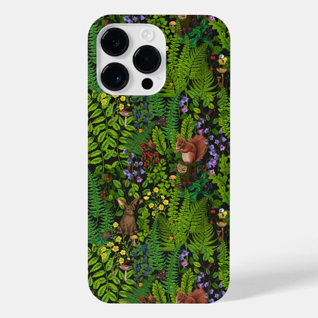 Coque iPhone Amimies et plantes des bois (Verso)