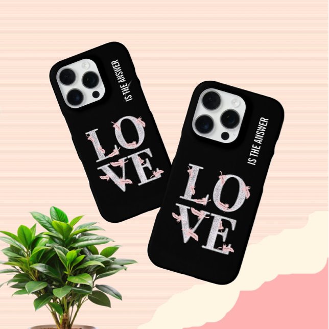 Coque iPhone AMOUR DE Texte (Créateur téléchargé)