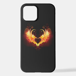 Coque iPhone 12 Angel Fire Heart with Wings
