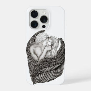 Angels Kissing, noir et blanc Design