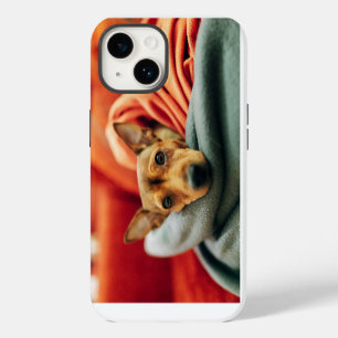 Coque Pour iPhone 14 Animaux Bébés les Plus Mignons Pinscher Nain