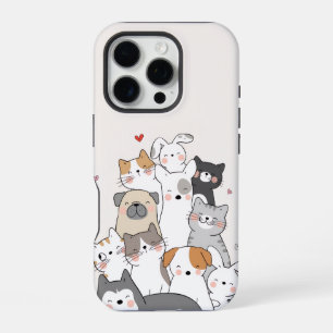 Coque iPhone 16 Pro animaux mignons