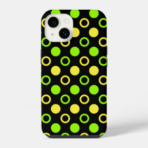 Coque Pour iPhone 14 Anneaux de citron et de lime et pois par STaylor