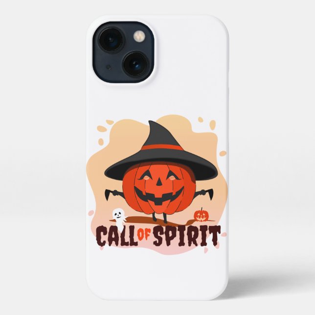 Coque iPhone Appel de l'Esprit d'Halloween (Verso)